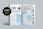 A comic book spread from Bestie Volume 1: Friends Without Benefits, featuring bonus pages with the artist's journey.